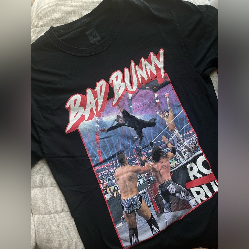 Bad Bunny WWE tshirt